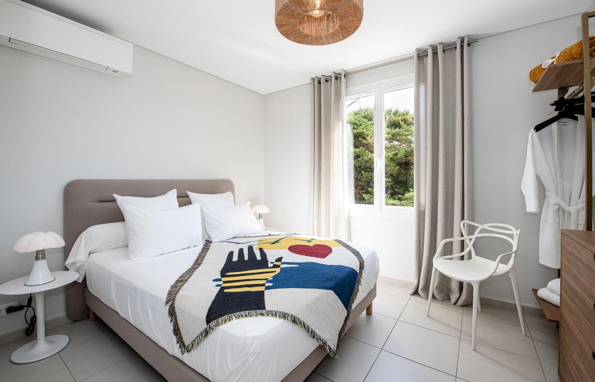 Confortable T2 Vue Mer Avec Terrasse Amenagee Et Parking Prive, Plage Et Port A Pied 滨海萨纳里 外观 照片